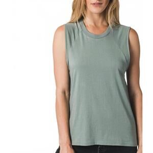 NEW KNOWN SUPPLY easy muscle tank top in sage